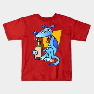 Bad Dog (Picasso style) Kids T-Shirt